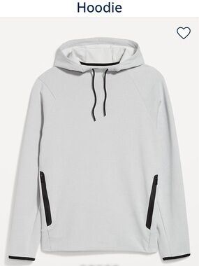 Old Navy Dynamic Fleece 4.0 Hoodie, men’s light gray, XL Tall, NWT